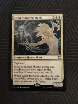 mtg geist-honored monk kaldheim commander - Image 1