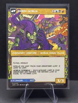 MTG Marvel Spider-Man Norman Osborn Green Goblin Borderless Mythic Rare - Image 1