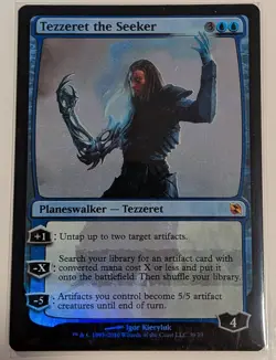 Tezzeret the Seeker FOIL LP [Duel Decks] Mtg Magic Free Tracking! - Image 1