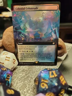 MTG Celestial Colonnade - Extended foil art - Dr. Who Commander #0483 - Image 1