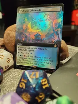 MTG Celestial Colonnade - Extended foil art - Dr. Who Commander #0483 - Image 2