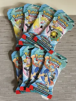 Lot Of 8 Pokemon TCG Scarlet & Violet Journey Together- Sealed - Image 1