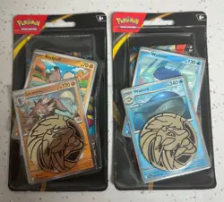 Pokemon TCG - Mega Evolution Blister Boosters Rockruff Lycanrock Wailmer Wailord - Image 1