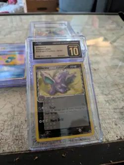 (POP 7) CGC 10 PRISTINE 2006 Pokemon Ex Dragon Frontiers 35/101 Nidorino Delta - Image 2