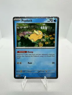 Pokemon TCG Psyduck MEP 007 Mega Evolution Pokemon Blister Promo - Image 1
