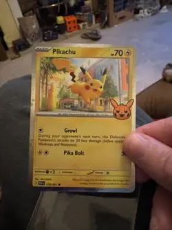 Pikachu 18/91 | Halloween Trick Or Trade 2024 | Cosmos Holo | Pokemon (NM) - Image 1
