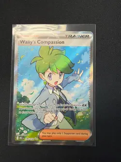 Wally's Compassion 176/132 Full Art Ultra Rare Mega Evolution Pokemon TCG - Image 1
