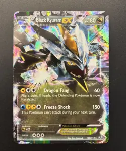 BLACK KYUREM EX 100 Pokemon BW 2013 Legendary Treasures - LP/NM 109/113 Holo - Image 1