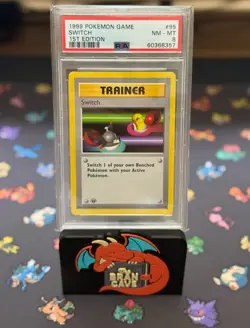 1999 Pokemon Base Set #95 Switch 1st Edition - PSA 8 NM - MT - Image 1