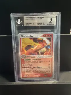 BGS 9 MINT Charizard EX 2004 Pokemon Fire Red & Leaf Green Holo #105 - Image 1