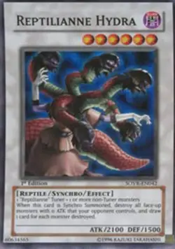 Yugioh! MP Reptilianne Hydra - SOVR-EN042 - Super Rare - Unlimited Edition Moder - Image 1