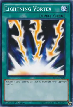 Yugioh! LP Lightning Vortex - YS16-EN026 - Common - 1st Edition Lightly Played, - Image 1
