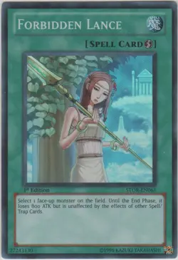 Yugioh! MP Forbidden Lance - STOR-EN061 - Super Rare - Unlimited Edition Moderat - Image 1