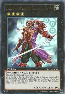 Yugioh! LP Shadow of the Six Samurai - Shien - SDWA-EN041 - Ultra Rare - 1st Edi - Image 1