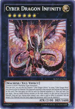 Yugioh! Cyber Dragon Infinity - BOSH-EN094 - Secret Rare - Unlimited Edition Nea - Image 1