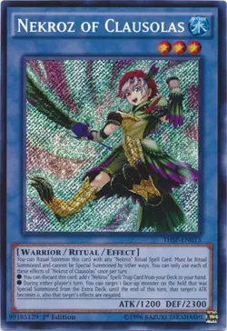 Yugioh! HP Nekroz of Clausolas - THSF-EN013 - Secret Rare - 1st Edition Heavily - Image 1