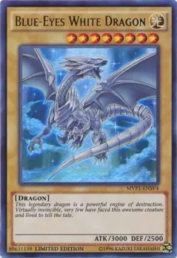 Yugioh! LP Blue-Eyes White Dragon - MVP1-ENSV4 - Ultra Rare - Limited Edition Li - Image 1