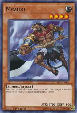 Yugioh! Mezuki - SR07-EN012 - Common - 1st Edition Near Mint, English - Image 1