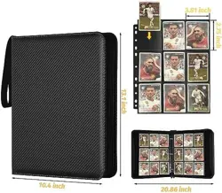 9 Pocket Card Binder, Premium Zip Trading Card Binder, 720 Double Sided Pocket P - Image 2