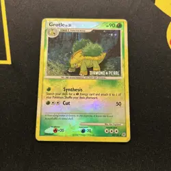 Grotle 49/130 Stamped Reverse Holo PL -Rare Holo Pokemon Card- Diamond Pearl (8s - Image 1