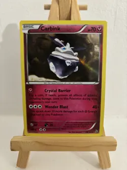 Carbink 68/106 XY Flashfire Holo Rare Pokemon Trading Card (35:3) - Image 1
