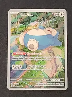 Snorlax 051 SV Scarlet & Violet Black Star Promo Card Pokemon TCG NM - Image 1