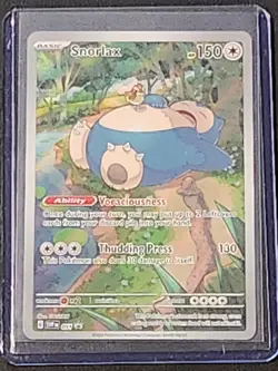 Snorlax 051 SV Scarlet & Violet Black Star Promo Card Pokemon TCG NM - Image 3