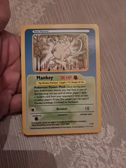 Funskool Pokemon Mankey Card 2004 Pack Fresh! - Image 1