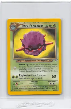 DARK FORRETRESS 35/105 - Neo Destiny - VINTAGE WotC Pokemon CARD - NM/LP - Image 1