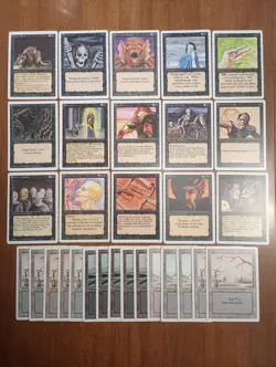 1994 Magic: The Gathering - Revised(3rd) - Lot of 30 Vintage ⚫ Cards - EX/NM - Image 1