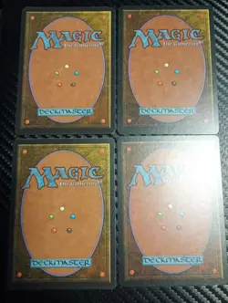 1994 Magic: The Gathering - Revised(3rd) - Lot of 4 Rare ⚫ Cards - NM - Image 2