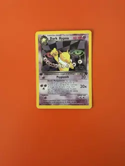 1st Edition DARK HYPNO Holo Pokemon Card - WOTC - Team Rocket - 9/82 - MP - Image 3