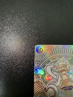 Luffy OP05-119 SEC Parallel A Fist of Divine Speed 3rd Anniversary SP Card Gold - Image 3