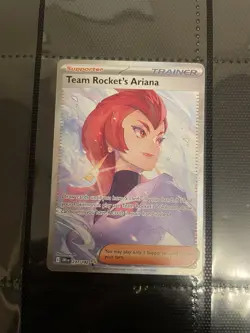 Pokemon Team Rockets Ariana Special Illustration Card 237/182 Destined Rivals - Image 1