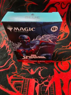 Magic: The Gathering Marvel's Spider-Man Welcome Deck BLUE SDCC HASLAB SEALED - Image 1