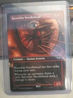 Razorkin Needlehead (Borderless) Duskmourn: House of Horror Regular - Image 1
