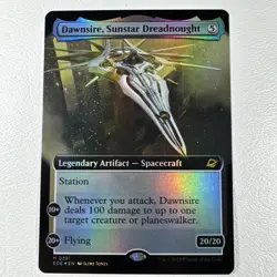 Dawnsire, Sunstar Dreadnought (Extended Art FOIL) #351 Mythic NM/MINT EOE - Image 1