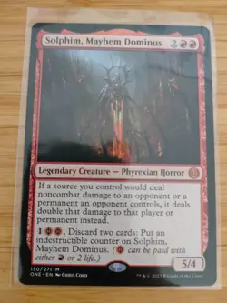 MTG Solphim, Mayhem Dominus 150 Phyrexia: All Will Be One M/NM Free UK P&P - Image 1