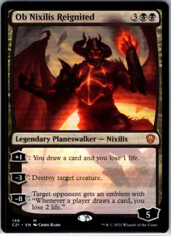 Ob Nixilis Reignited - 124 - Commander 2019 - Magic MTG - NM - B3G1 - Image 1