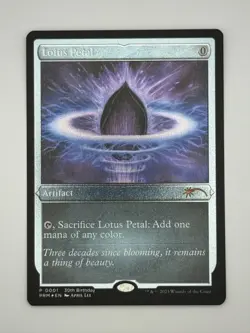 Lotus Petal | Etched Foil | 30th Birthday Promo | Near Mint - Image 1