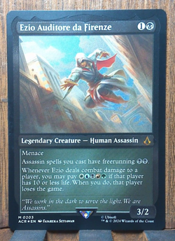 Ezio Auditore da Firenze (Foil Etched) Universes Beyond: Assassin's Creed 🎇NM - Image 1