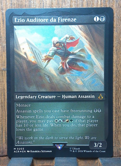 Ezio Auditore da Firenze (Foil Etched) Universes Beyond: Assassin's Creed 🎇NM - Image 3