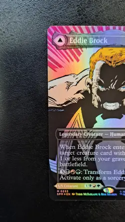 Eddie Brock (233) (Borderless) Marvel's Spider-Man Foil, Magic The Gathering MTG - Image 3