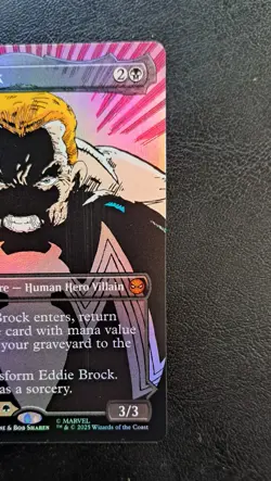 Eddie Brock (233) (Borderless) Marvel's Spider-Man Foil, Magic The Gathering MTG - Image 4
