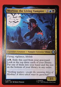 MTG: SPIDER-MAN: MORBIUS THE LIVING VAMPIRE 0137, REGULAR, UNCOMMON, NM - Image 1