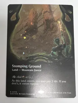 Mtg Nm Galaxy Foil Stomping Ground Edge Of Eternities Boarderless - Image 1
