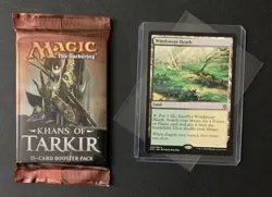 Windswept Heath MtG 248/269 Khans of Tarkir + 15 card booster light play sealed - Image 1