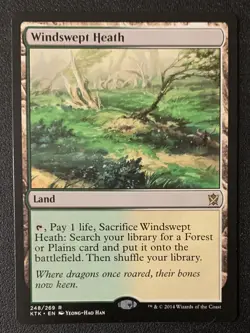 Windswept Heath MtG 248/269 Khans of Tarkir + 15 card booster light play sealed - Image 3