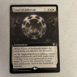 MTG [Court of Ardenvale] Extended Art Wilds of Eldraine #29 Reg Rare NM/Unplayed - Image 1