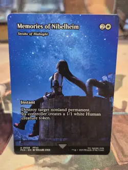 0026 Memories of Nibelheim Stroke of Midnight Showcase Final Fantasy NM MTG Card - Image 1